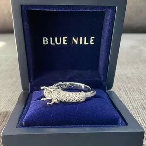 Jewelry Carat Tw Platinum Engagement Ring Setting Only Poshmark